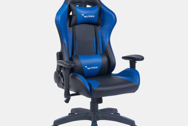 gamer gaming chair blue